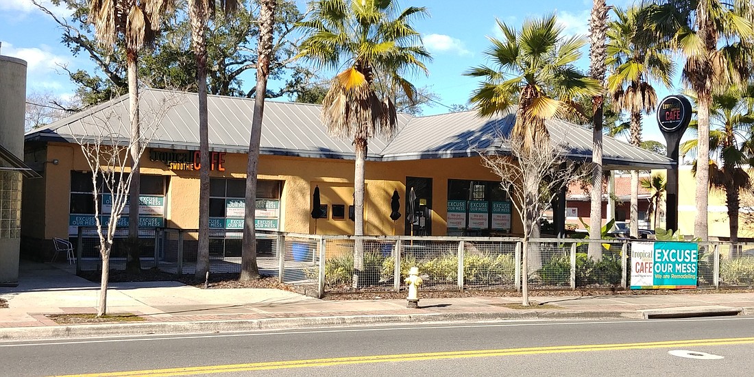 Tropical Smoothie CafÃ© at 1808 Hendricks Ave.will renovate after being closed by a fire in August.