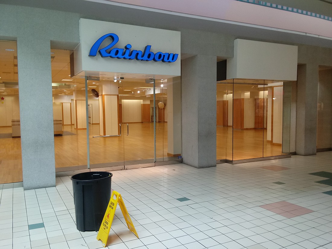 The closed Rainbow store inside Regency Square Mall.