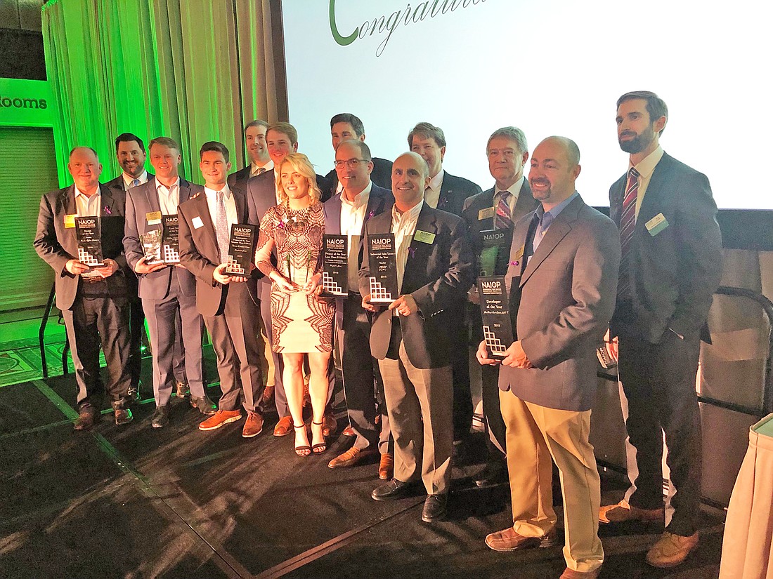 The winners of The NAIOP Commercial Real Estate Development Association Northeast Florida Chapter&#39;s 2018 awards.