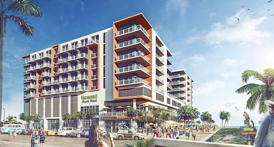 The 202-room  Margaritaville Hotel is planned at 715 N. First St. in Jacksonville Beach.
