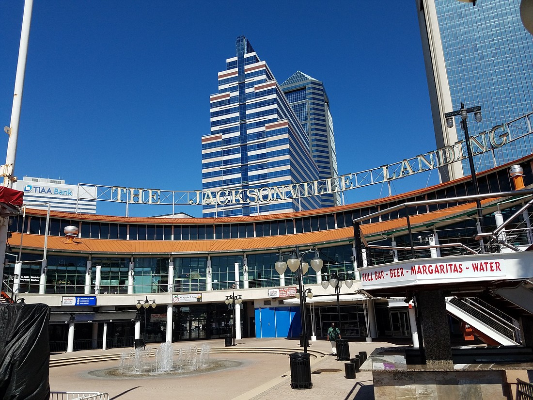 The 32-year-old Jacksonville Landing could be razed in four to six months.
