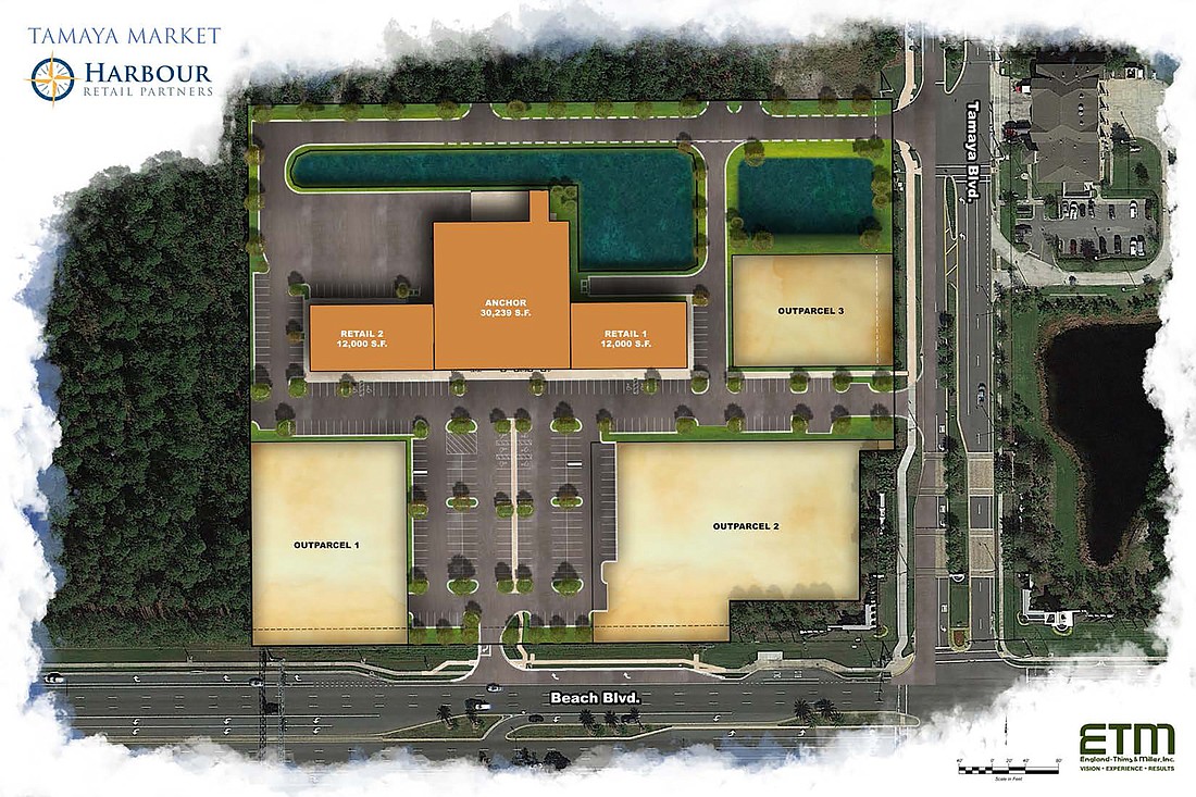 Site plans show Sprouts Farmers Market with adjoining shops and outparcels available for development.