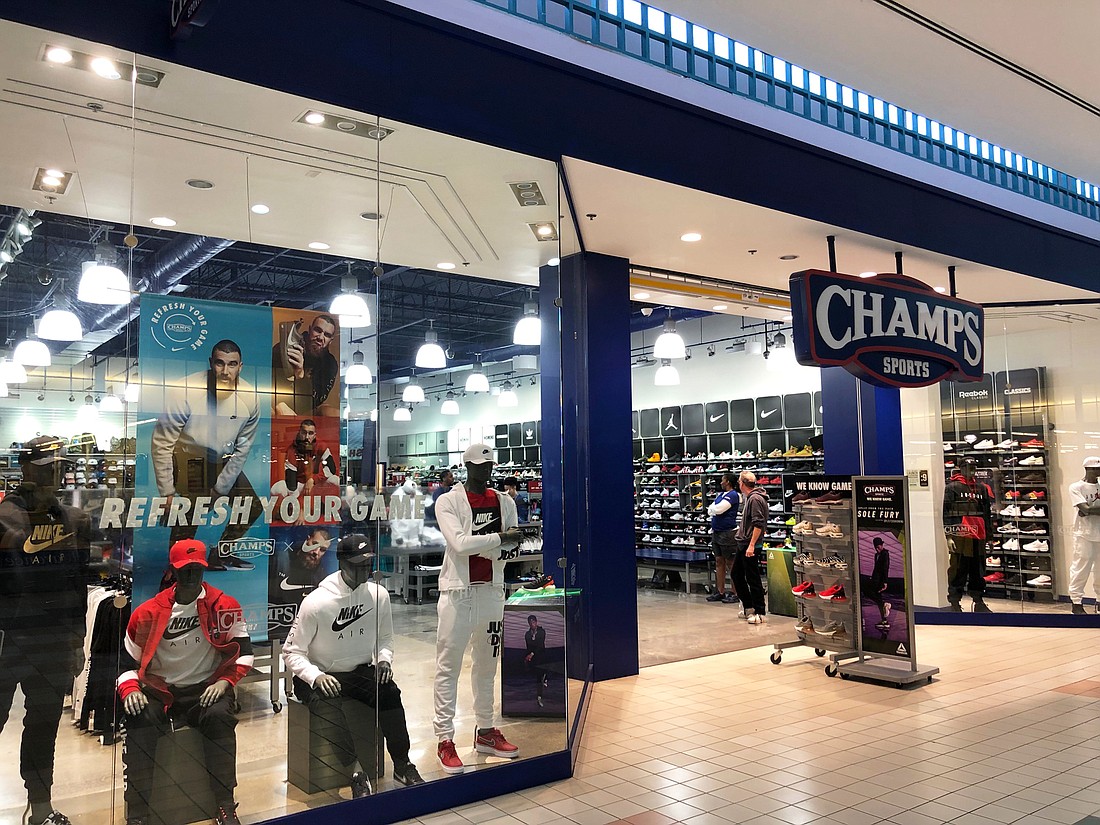Champs Sports inside Regency Square Mall. The chain is expected to the nearby Regency Pointe shopping center.