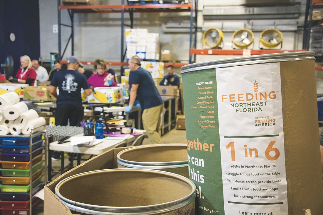 The Jacksonville Bar Association and other organizations will volunteer Saturday at Feeding Northeast Florida.