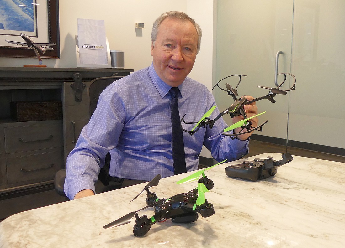 Attorney Robert Spohrer says the growing popularity of recreational drones impact aviation law and he anticipates that will create a â€œbrave new world.â€