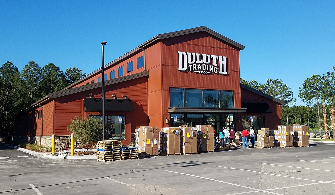 Duluth Trading Co. is at 13000 City Station Drive in River City Marketplace.