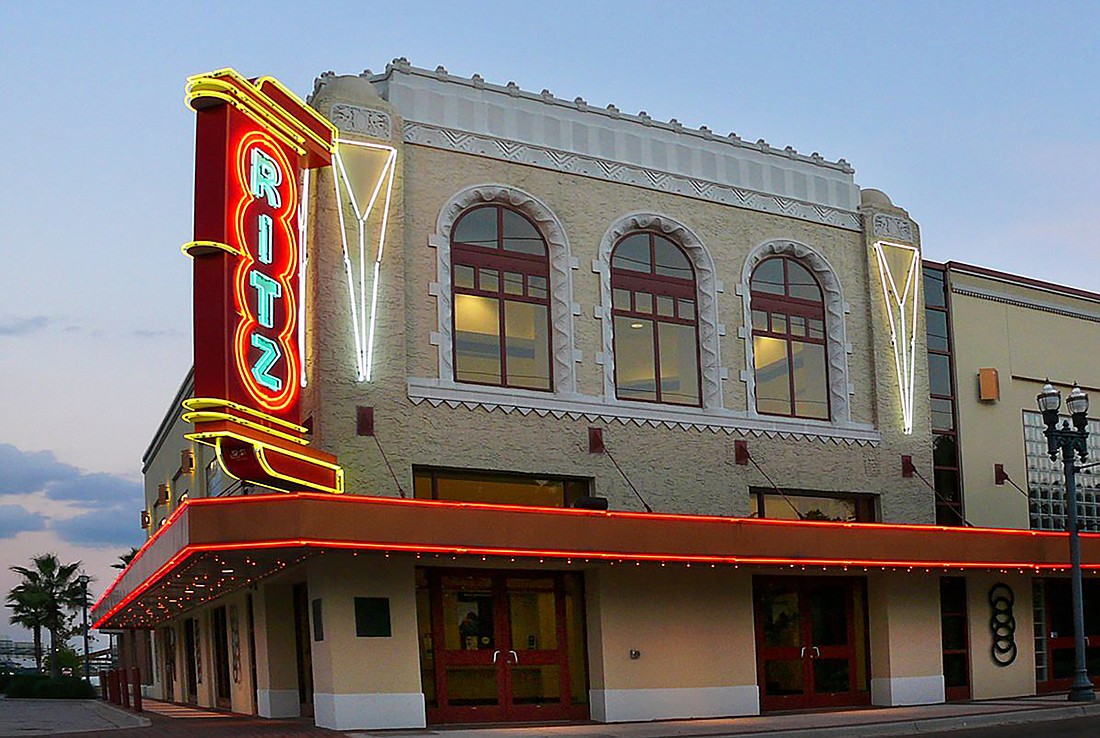 The historic Ritz Theater at 829 N Davis St. in LaVilla neighborhood Downtown.