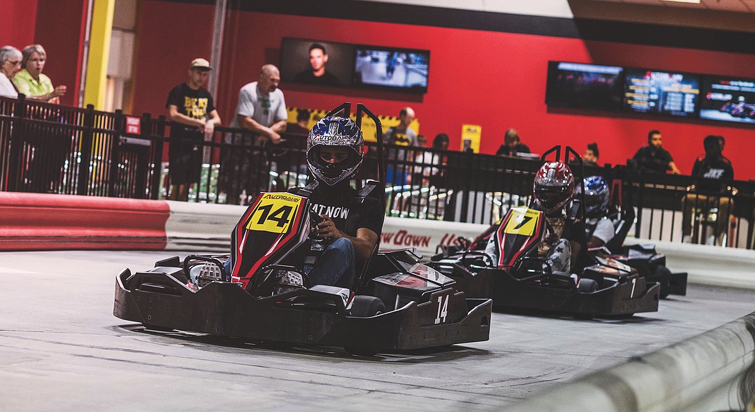 Go-karts are the core business at Autobahn Indoor Speedway & Events at 6601 Executive Park Court N. off I-95 and Butler Boulevard.