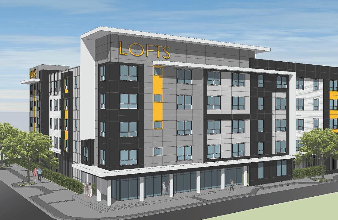 The Vestcor Companiesâ€™ Lofts at Brooklyn is a proposed 133-unit, five-story apartment complex west of Park Street.