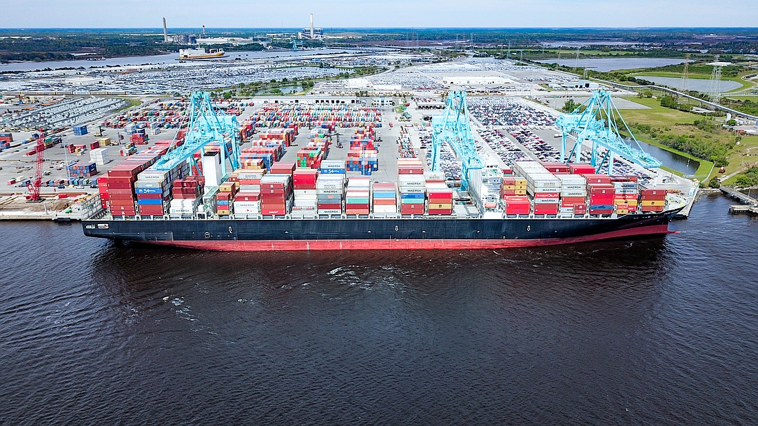 Container shipping accounted for half of JaxPortâ€™s cargo revenue in fiscal year 2018.