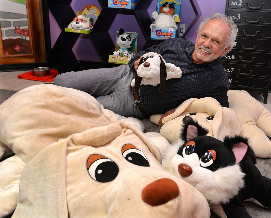 Mike Bowling invented Pound Puppies, one of the worldâ€™s best-selling toys in the mid-1980s. He told the Southside Business Menâ€™s Club that self-imposed obstacles keep most great ideas from coming to fruition. (Photos by Dede Smith)