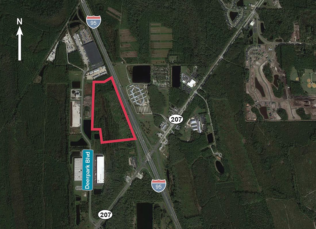 Graham & Co. is seeking permits for a more than 500,000-square-foot distribution center at northwest Interstate 95 and Florida 207 in St. Johns County.
