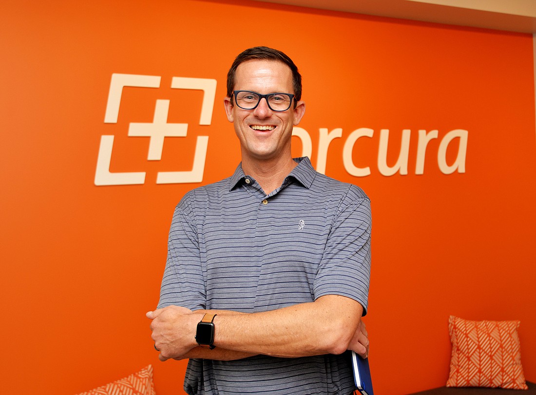 Craig Mandeville is the president and founder of Forcura LLC, a company that manages the flow of information for health care patients.  (Photo by Dede Smith)