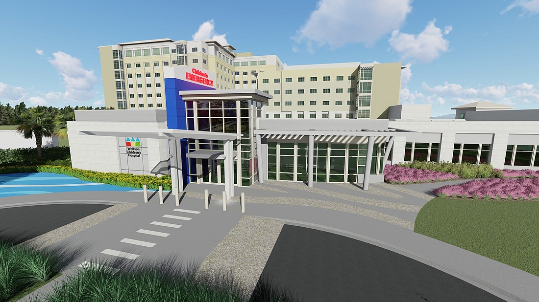 Wolfson Childrenâ€™s Hospital Emergency Center will be part of the Baptist Medical Center South campus.