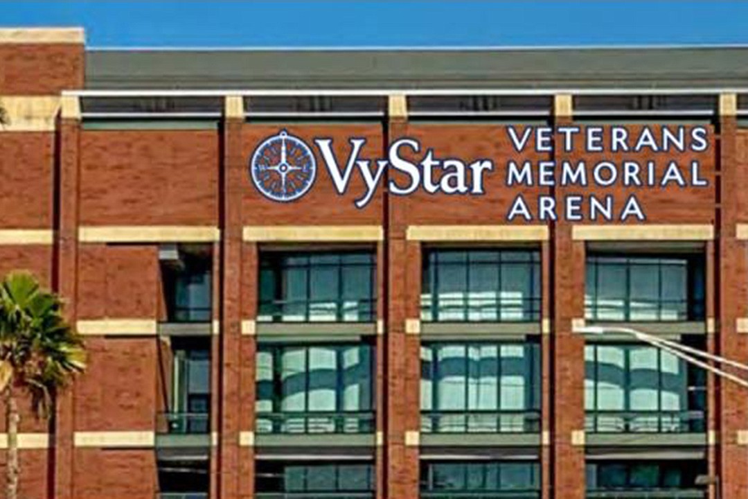 VyStar Veterans Memorial Arena signs, Lofts at Brooklyn win final