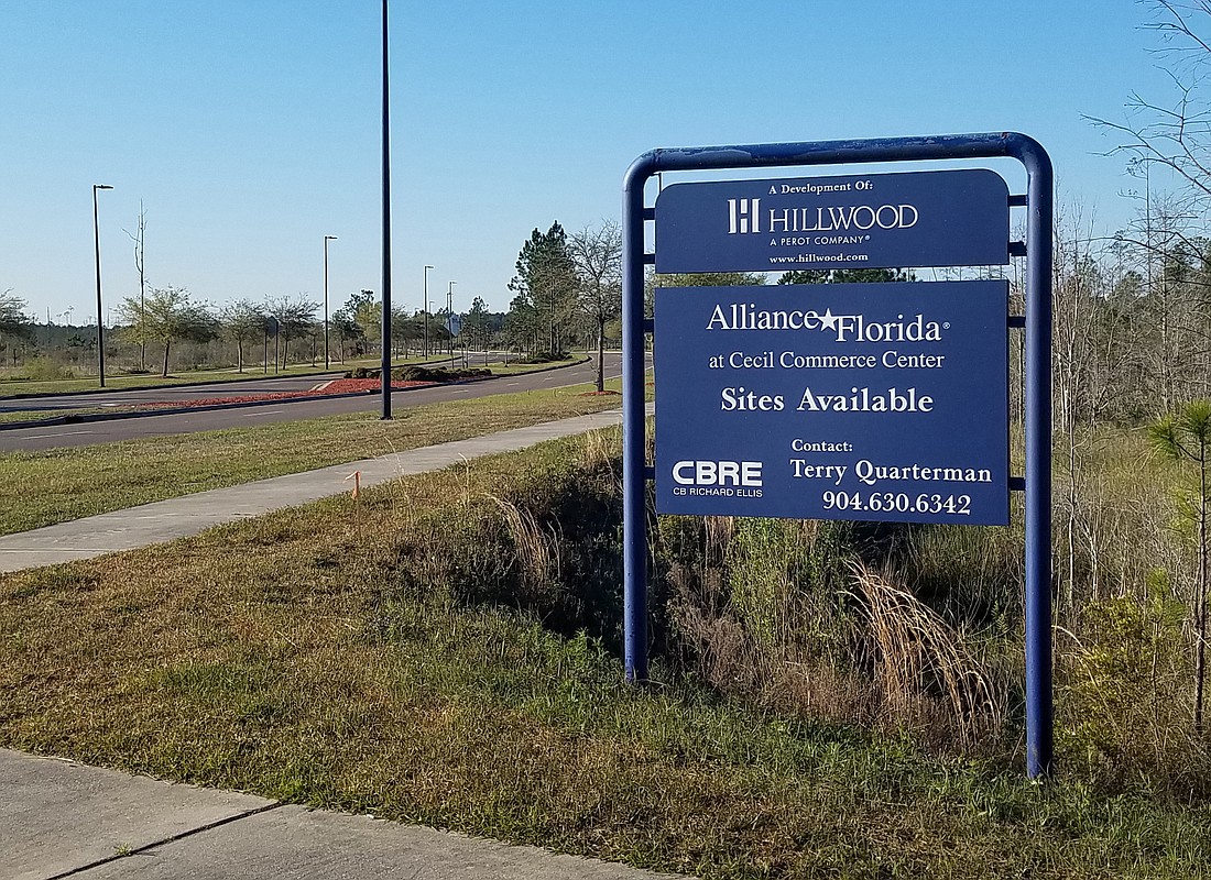 Hillwood is the master developer for AllianceFlorida at Cecil Commerce Center.