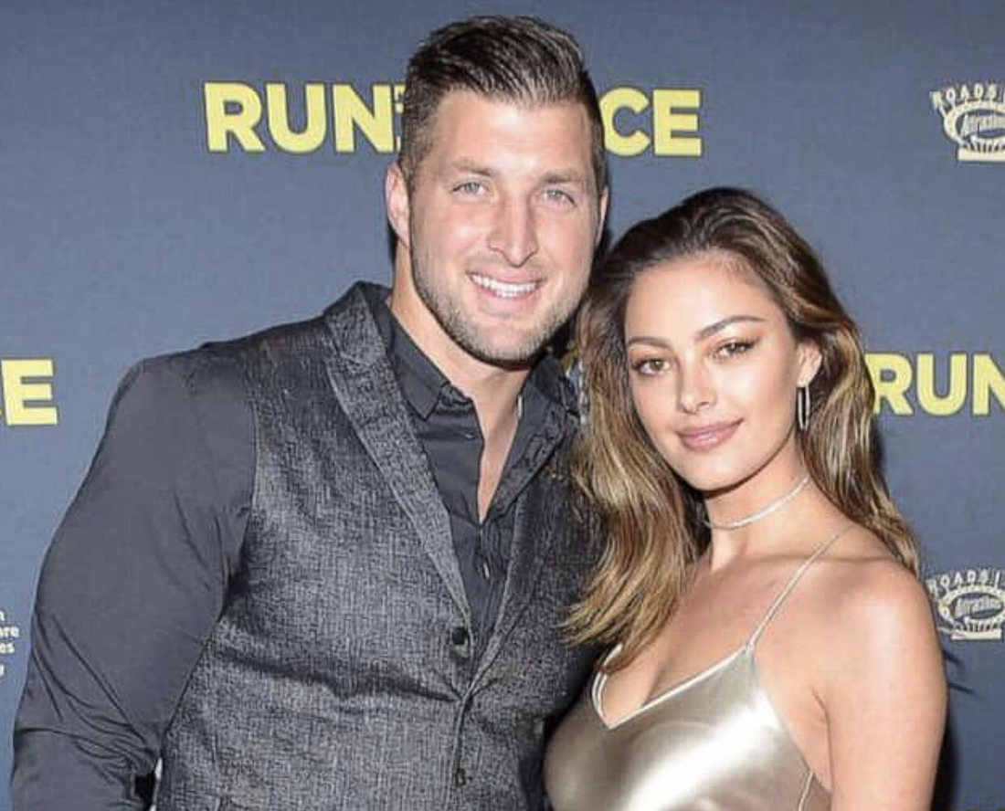Tim Tebow and his fiance, Demi-Leigh Nel-Peters, in this photo from Tebow&#39;s Instagram page.