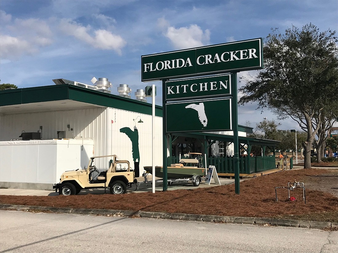 The Florida Cracker Kitchen at northwest Beach Boulevard and San Pablo Road.  A second Jacksonville restaurant is planned for San Marco.