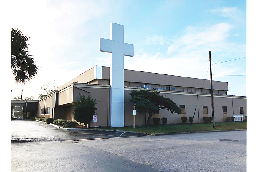 The former Southside Assembly of God church property will be demolished for development of San Marco Crossing.
