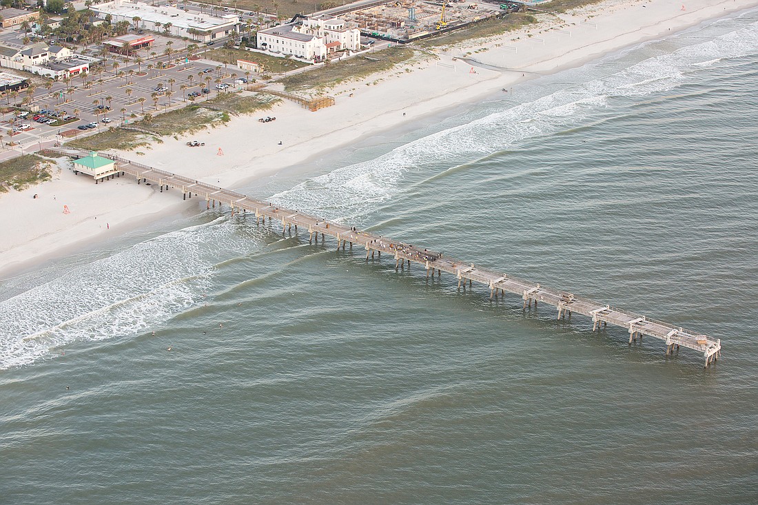 The city is giving contractors until Aug. 7 to bid on an estimated $8 million in repairs to the Jacksonville Beach Pier that was damaged by Hurricane Matthew in 2016.