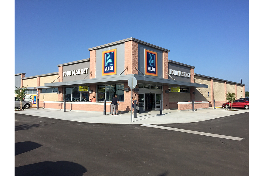 Schmid Construction Inc. pulled a permit Monday to build an almost 23,000-square-foot Aldi discount grocery store on Max Leggett Parkway.