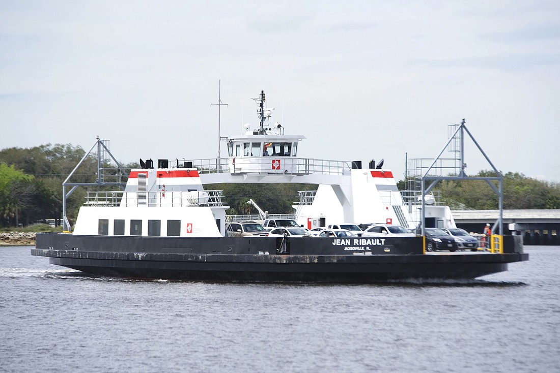 The Jean Ribault is a car and passenger ferry that connects Florida A1A to Mayport Village and Fort George Island.