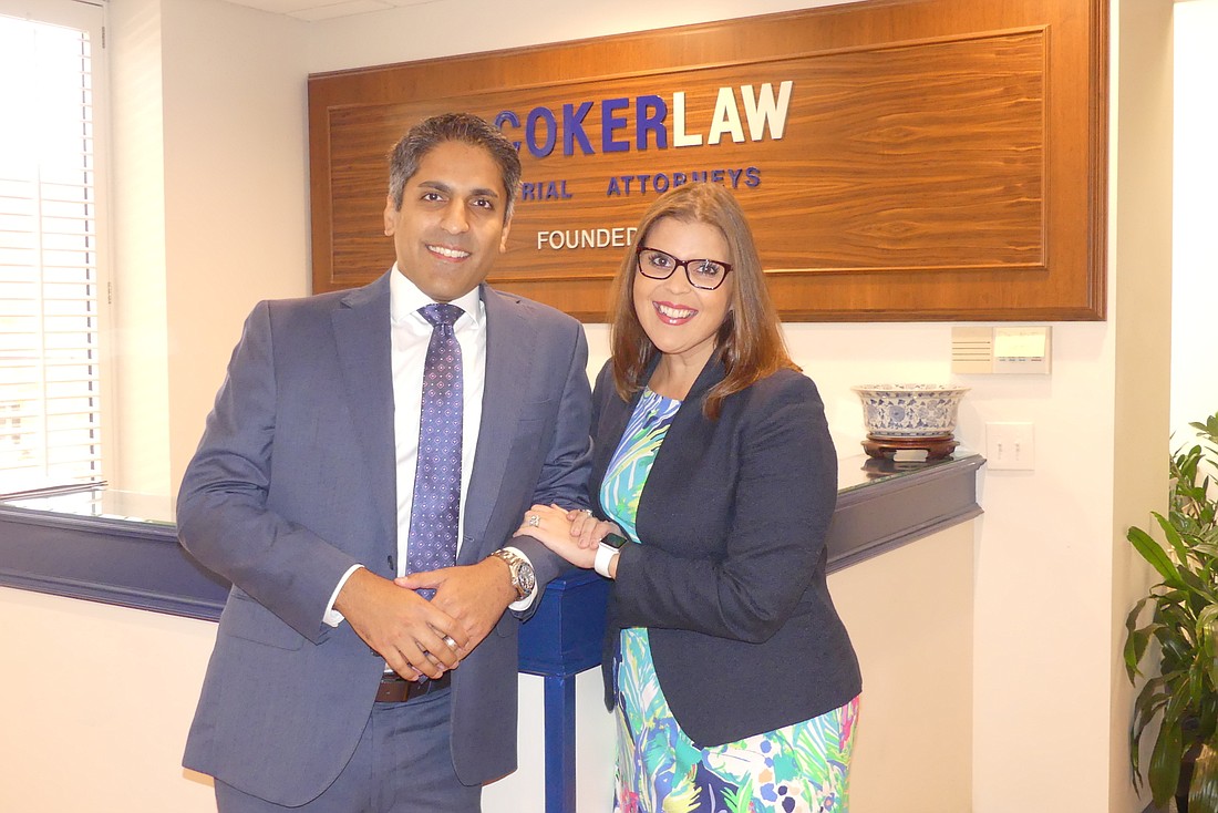 Husband and wife Fraz Ahmed and Lindsay Tygart practice at Coker Law when theyâ€™re not raising their two daughters or involved in their Jacksonville Bar Association board of governors commitments.