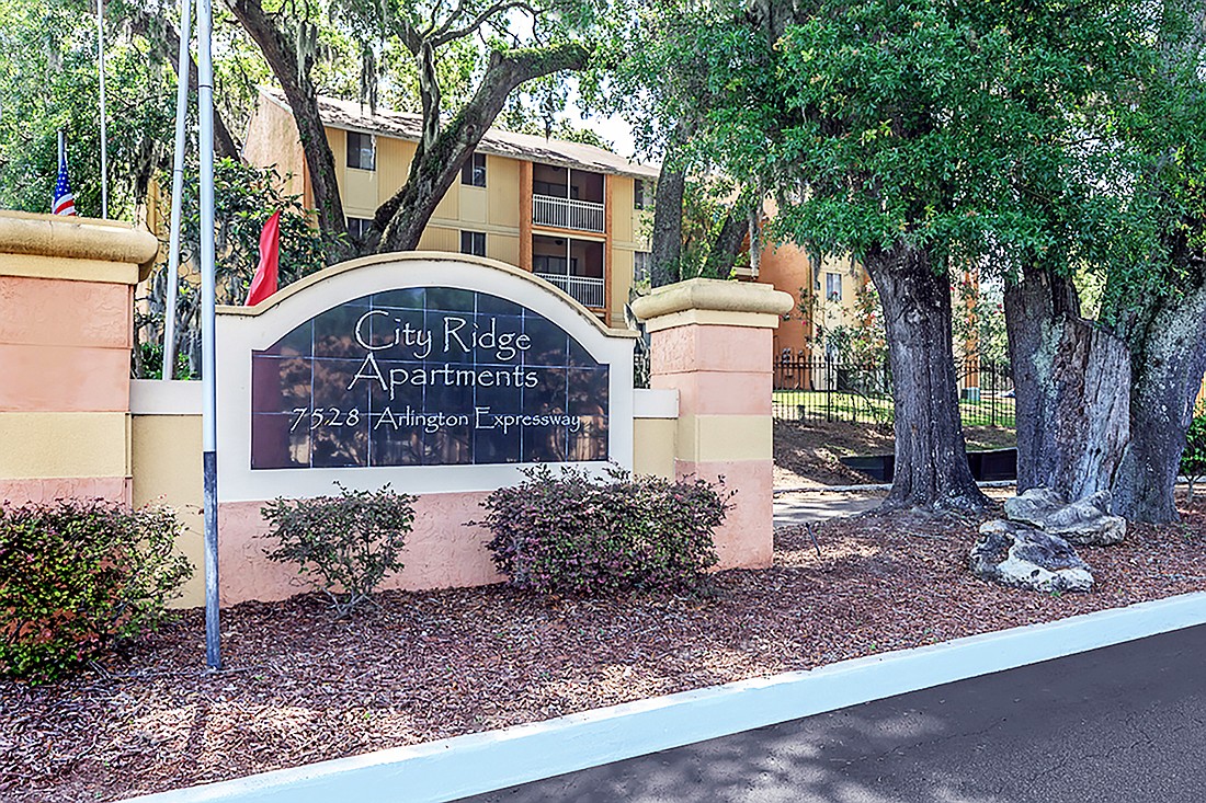 City Ridge Apartments at 7528 Arlington Expressway sold for $24.7 million, a 45.3% increase over its $17 million sale price in 2015.