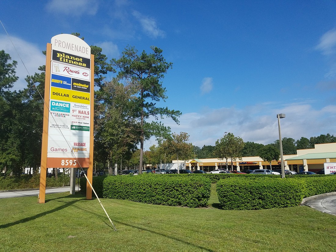 The Promenade Shopping Center at 8595 Beach Blvd. is anchored by Roweâ€™s IGA Supermarket, Dollar General and Planet Fitness.