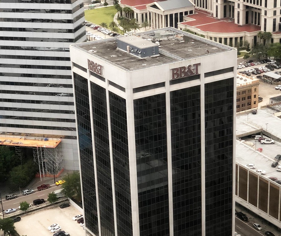 BB&T Tower is at  at 200 W. Forsyth St.