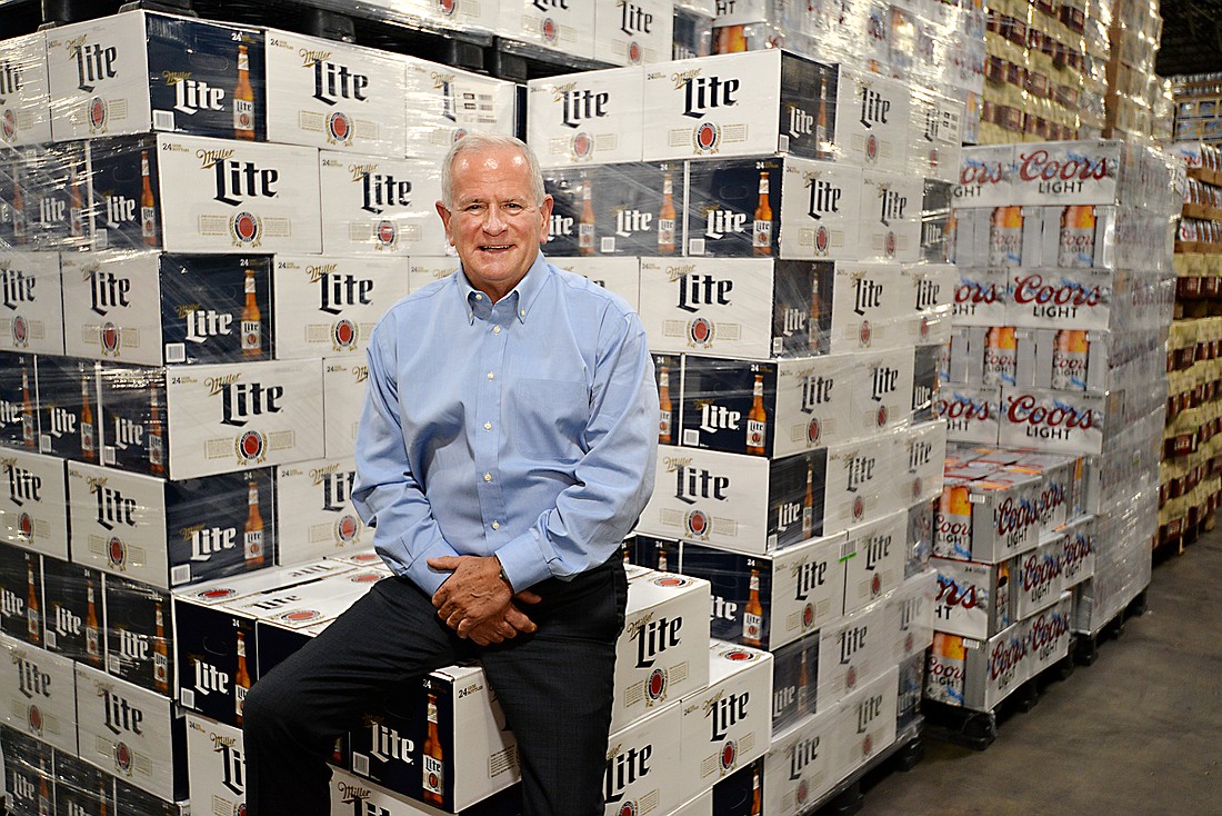 Earl Benton started his career in the beer business with Miller Brewing Co. in 1978. In 1984, he moved to Jacksonville to buy Duval Beverage Distributors and renamed it Champion Brands Inc. (Photos by Dede Smith)