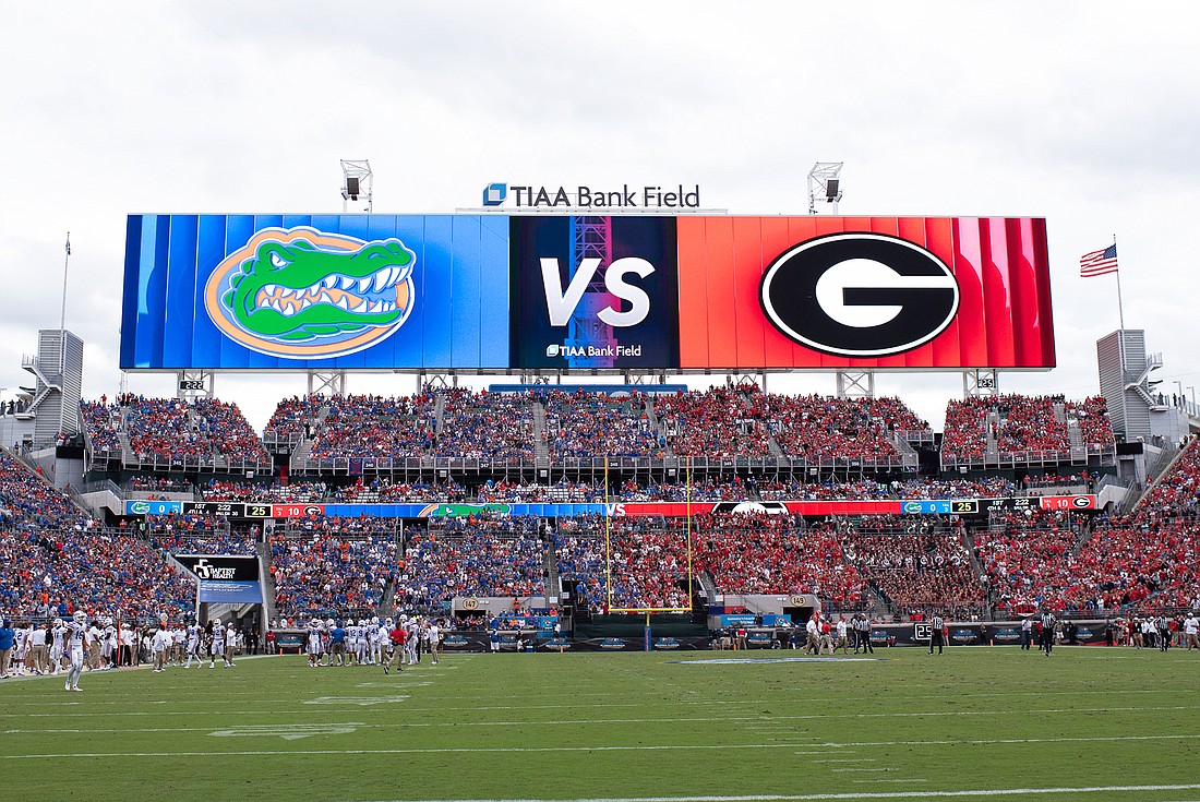The Georgia-Florida game will remain in Jacksonville through 2023.