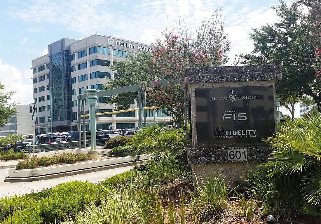 The Fidelity National Information Services Inc. headquarters on Riverside Avenue.