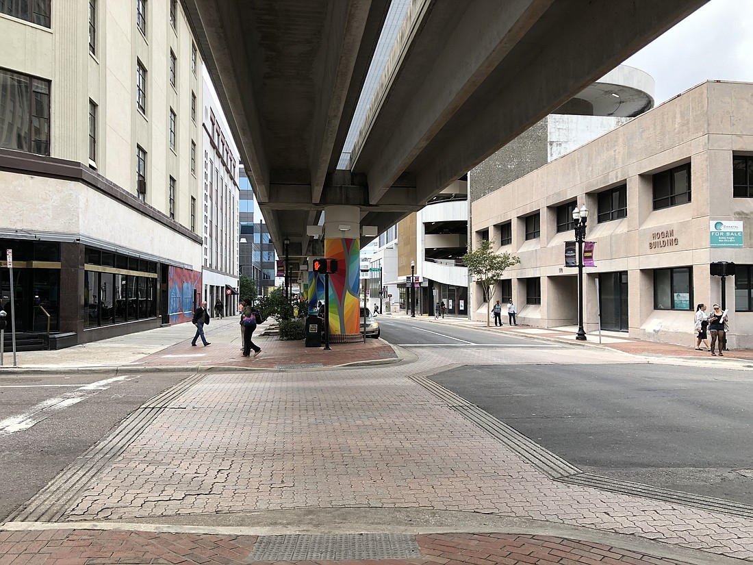 Hogan Street is one of the Downtown corridors with space that could be filled by restaurants.