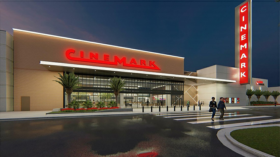 Cinemark announced in March it would open a 1,348-seat theater at northwest Atlantic and Kernan boulevards.