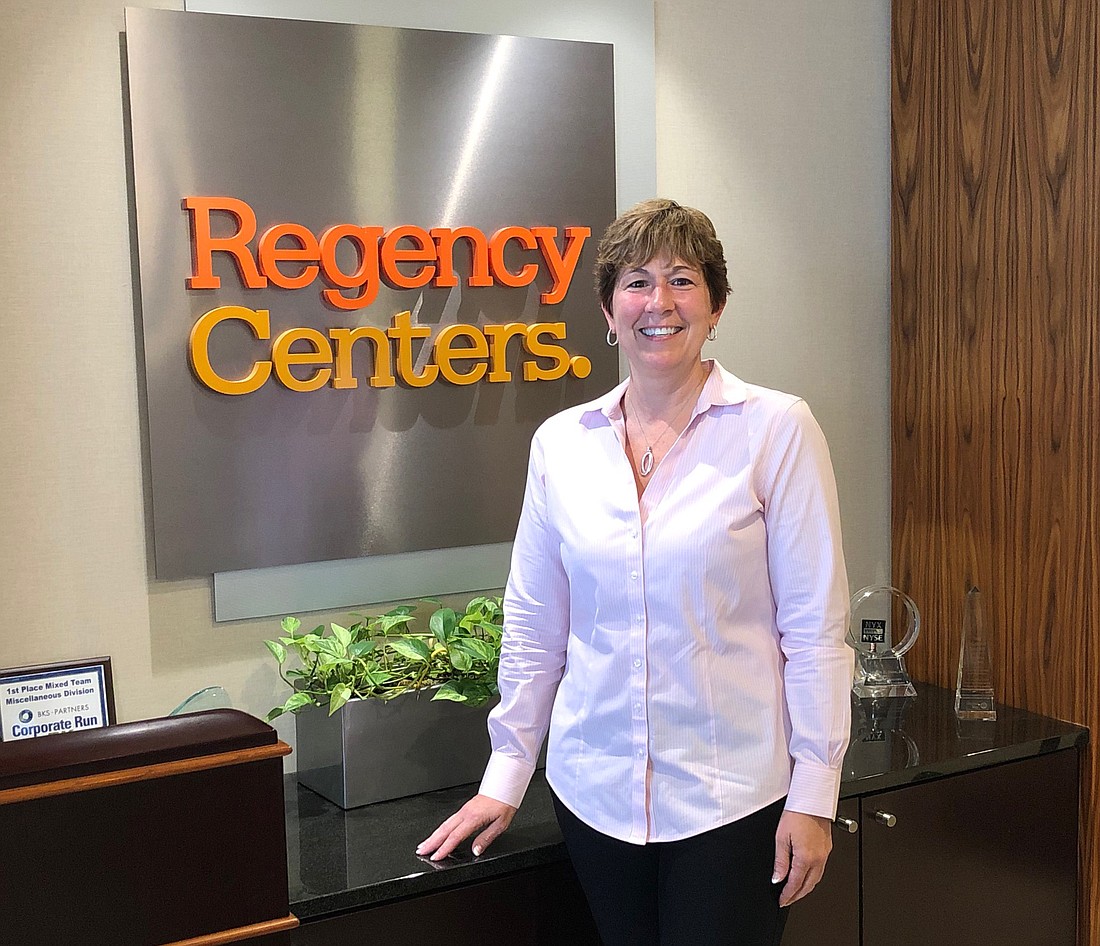 Regency Centers Corp. President Lisa Palmer, who will become CEO on Jan. 1, said the company will be impacted by the bankruptcies of Barneys New York Inc. and movie theater chain iPic Entertainment.