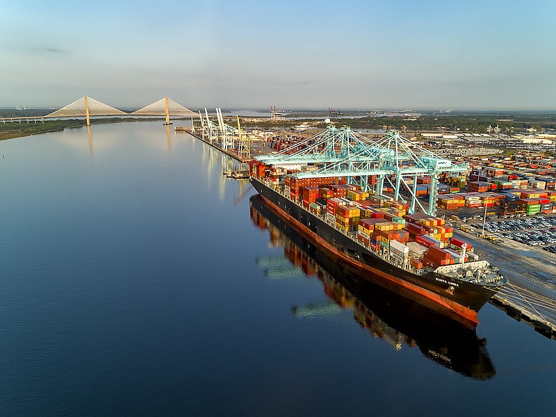 The SSA Jacksonville Container Terminal at Blount Island will increase its capacity by more than 400,000 containers annually with the help of a federal grant announced Wednesday.