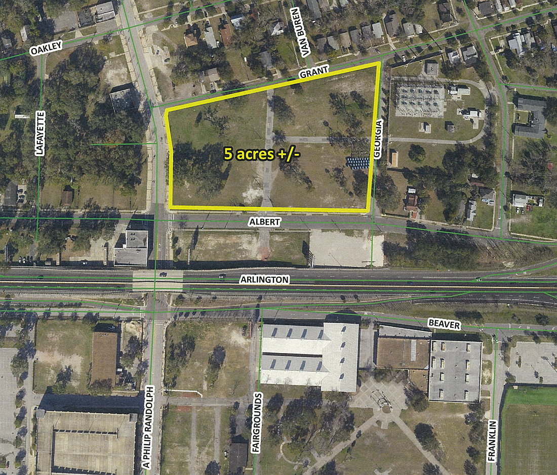The owner of Jacksonville Armada wants to build a soccer stadium on this site near the Downtown Sports Complex,