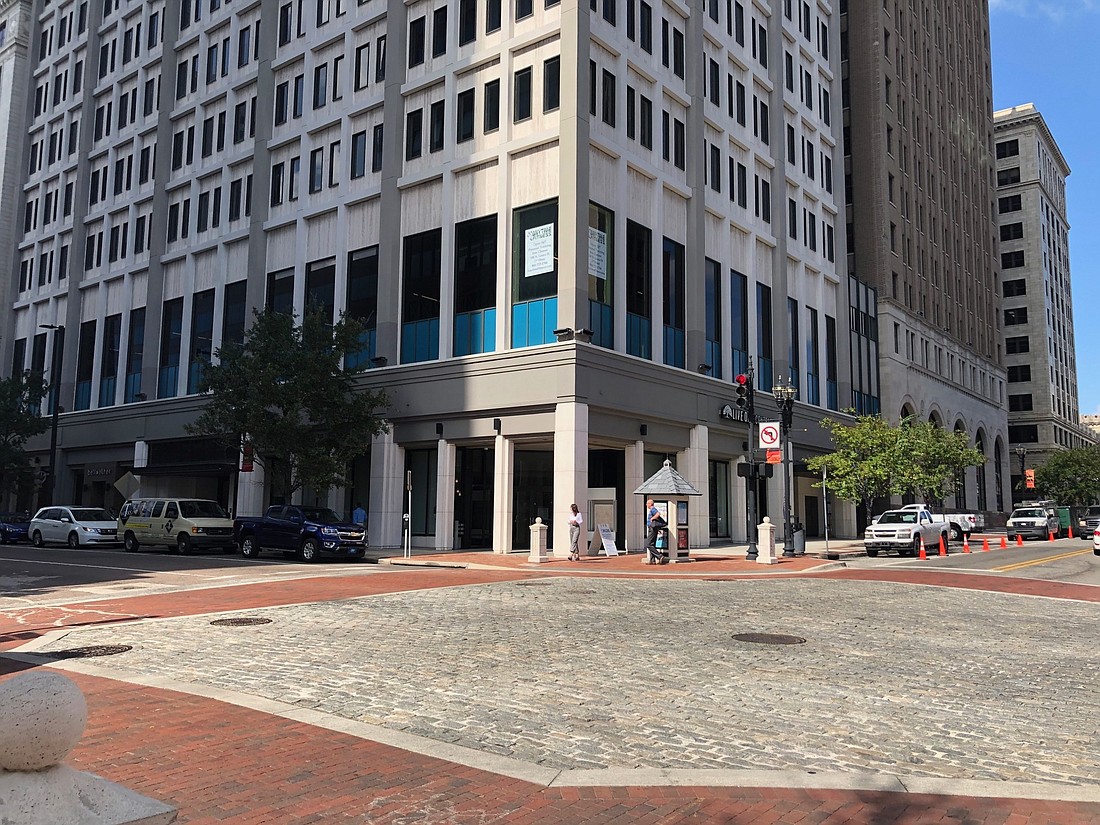 NAI Hallmark represents the space that CenterState Bank vacated at 100 N. Laura St. Downtown on the ground floor and top floor.