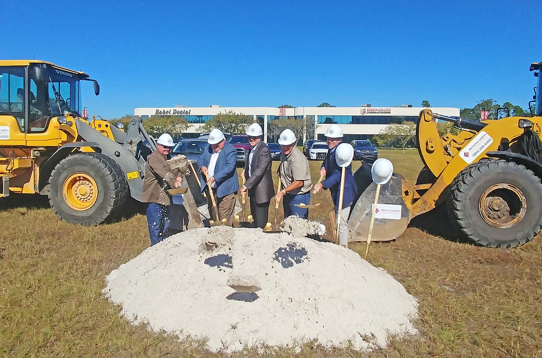 Officials break ground Wednesday on the $30 million Baymeadows Park project.