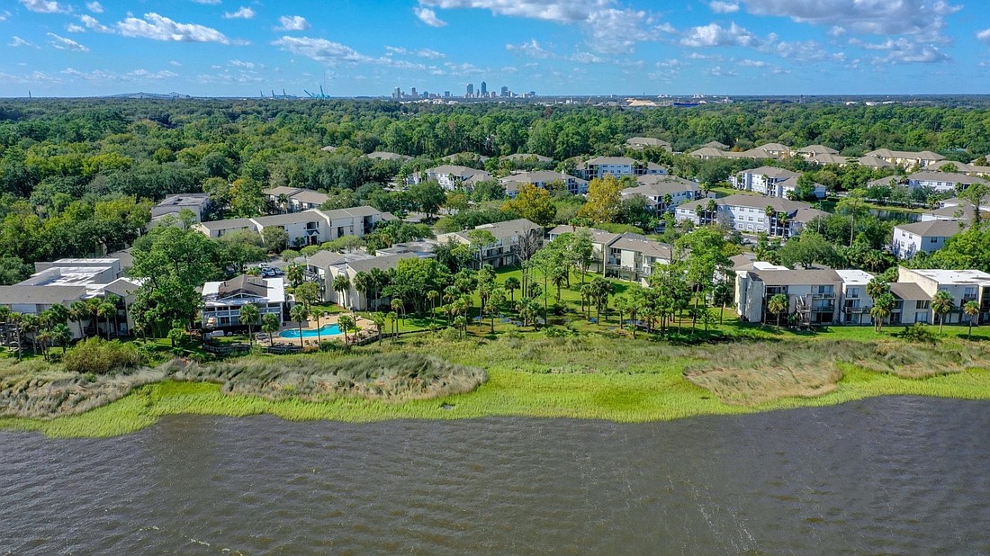 Charter Landing Apartments was built in 1975 along the St. Johns River and Mill Cove.