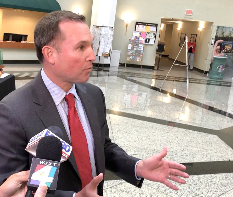 Mayor Lenny Curry he would not let JEAâ€™s planning process end â€œbecause of baseless conspiracy theories."