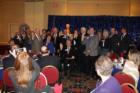 The Northeast Florida Association of Realtors swore in officers and directors at its January general meeting.