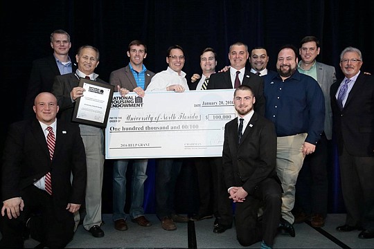 The University of North Florida Construction Management program was awarded $100,000 from the National Housing Endowment Homebuilding Education Leadership Program. With an additional grant of $40,000 from NEFBA, the UNF program will be on its way to c...