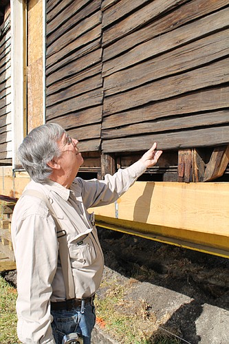 White is a general contractor who specializes in historic restorations of wooden buildings. "You have something extremely rare," he told the Beaches Area Historical Society after examining the 1873 Oesterreicher homestead. The siding was hand-split fr...