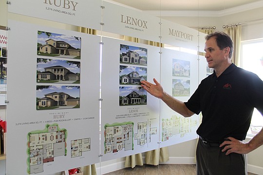 Each of Stone Creek's six layouts can be built with a choice of three different elevations. The varied architecture gives the impression of a long-established community, said David Smith, Florida division president for AV Homes.