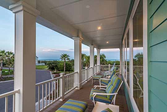 A view from the porch of Generation Homes' Sea View community in St. Augustine Beach.
