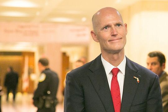 Gov. Rick Scott has been making the rounds in the Florida Legislature to talk about his tax-cut plan.