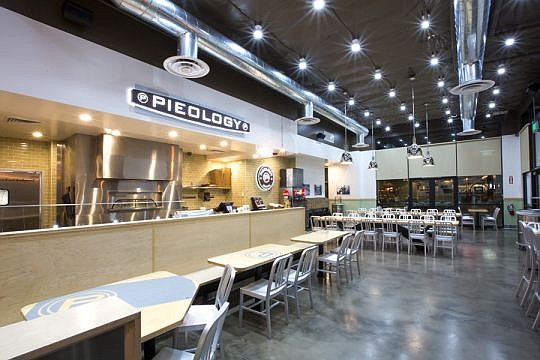 The interior of a Pieology Pizzeria, which is opening two locations in Northeast Florida - one at St. Johns Town Center and the other in Nocatee.
