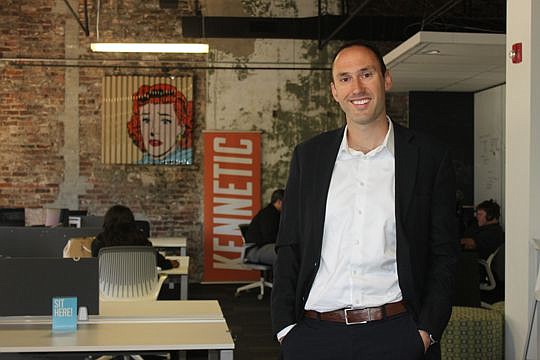 Chris Kennelly started Kennetic Productions after graduating from the University of Florida. The video production house rents space in CoWork Jax Downtown.